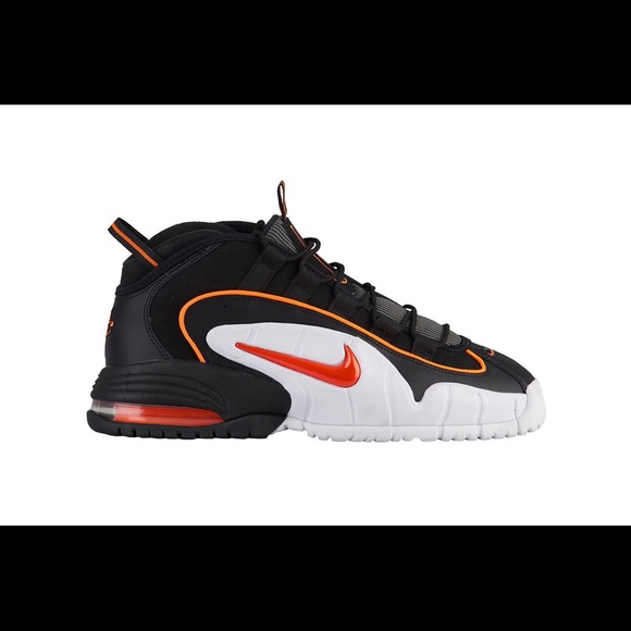Nike Air Max Penny 1 (GS) - Black/Total Orange - Picture 2 of 5